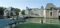 Château de Courances et son jardin du XVI où naquit l'esprit du parc "Français'